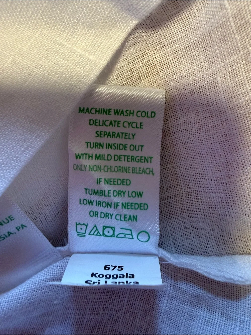 Lilly Pulitzer Mialeigh Linen White Top • Size 4 • NWOT